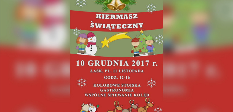 Kiermasz świąteczny w Łasku – ogłoszenie