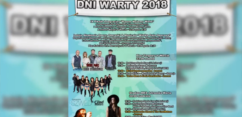 Dni Warty – ogłoszenie