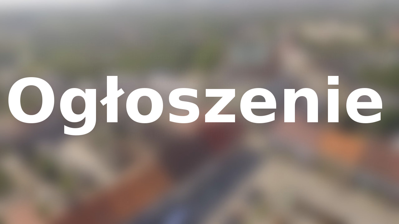 Ogłoszenie Sieradzkiej Spółdzielni Mieszkaniowej