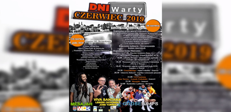 Dni Warty 2019 – ogłoszenie