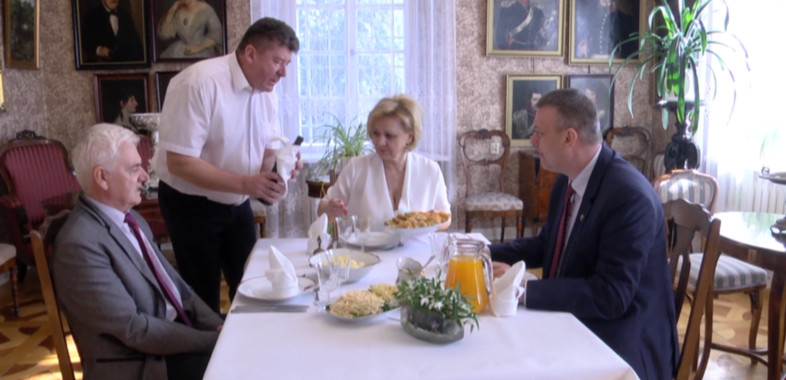 Wylicytowany obiad ze starostą Sieradzkim