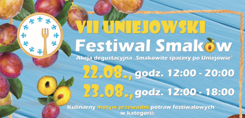 VII Uniejowski Festiwal Smaków – ogłoszenie