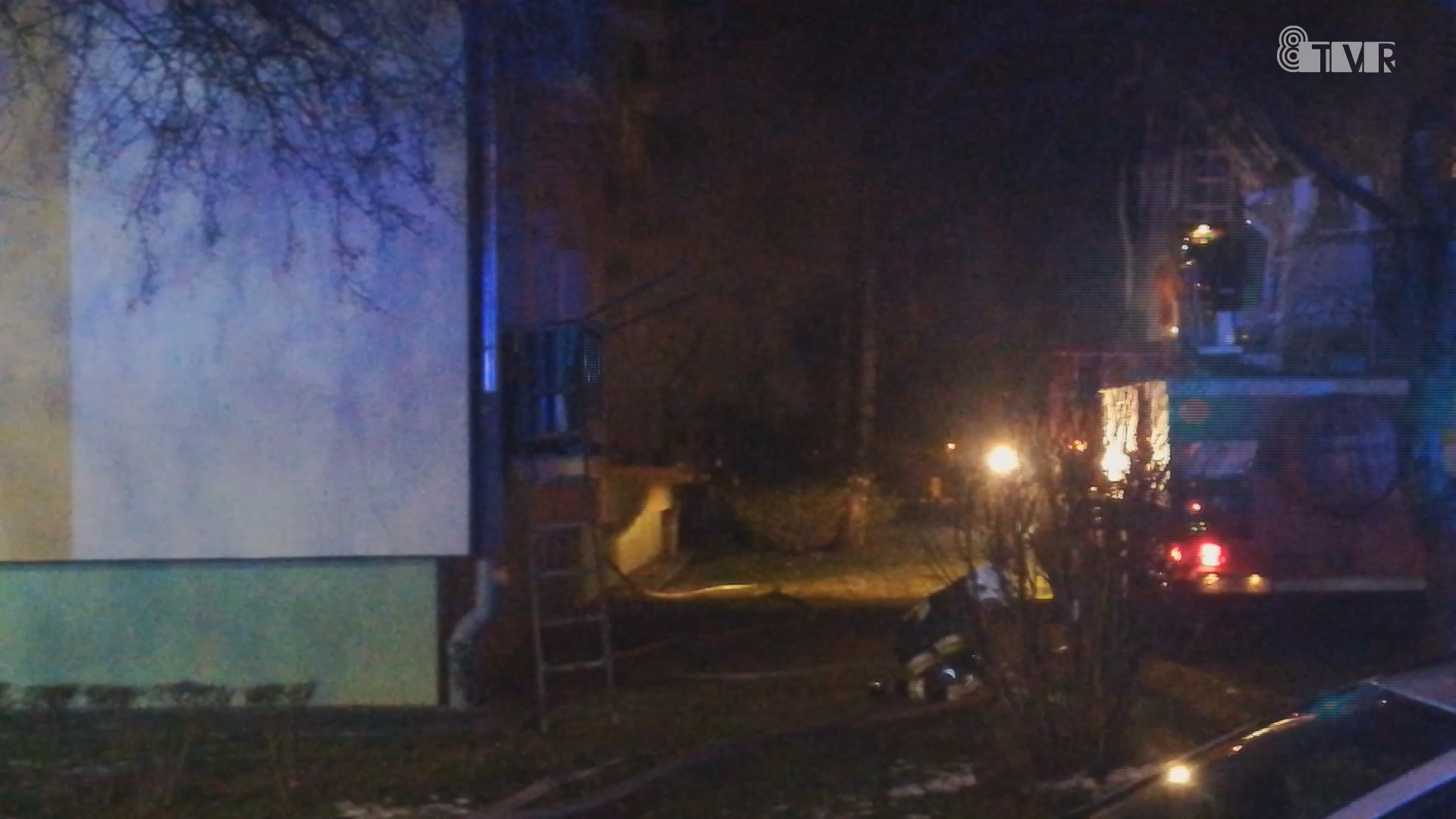 Pożar piwnicy w bloku przy Jana Pawła II