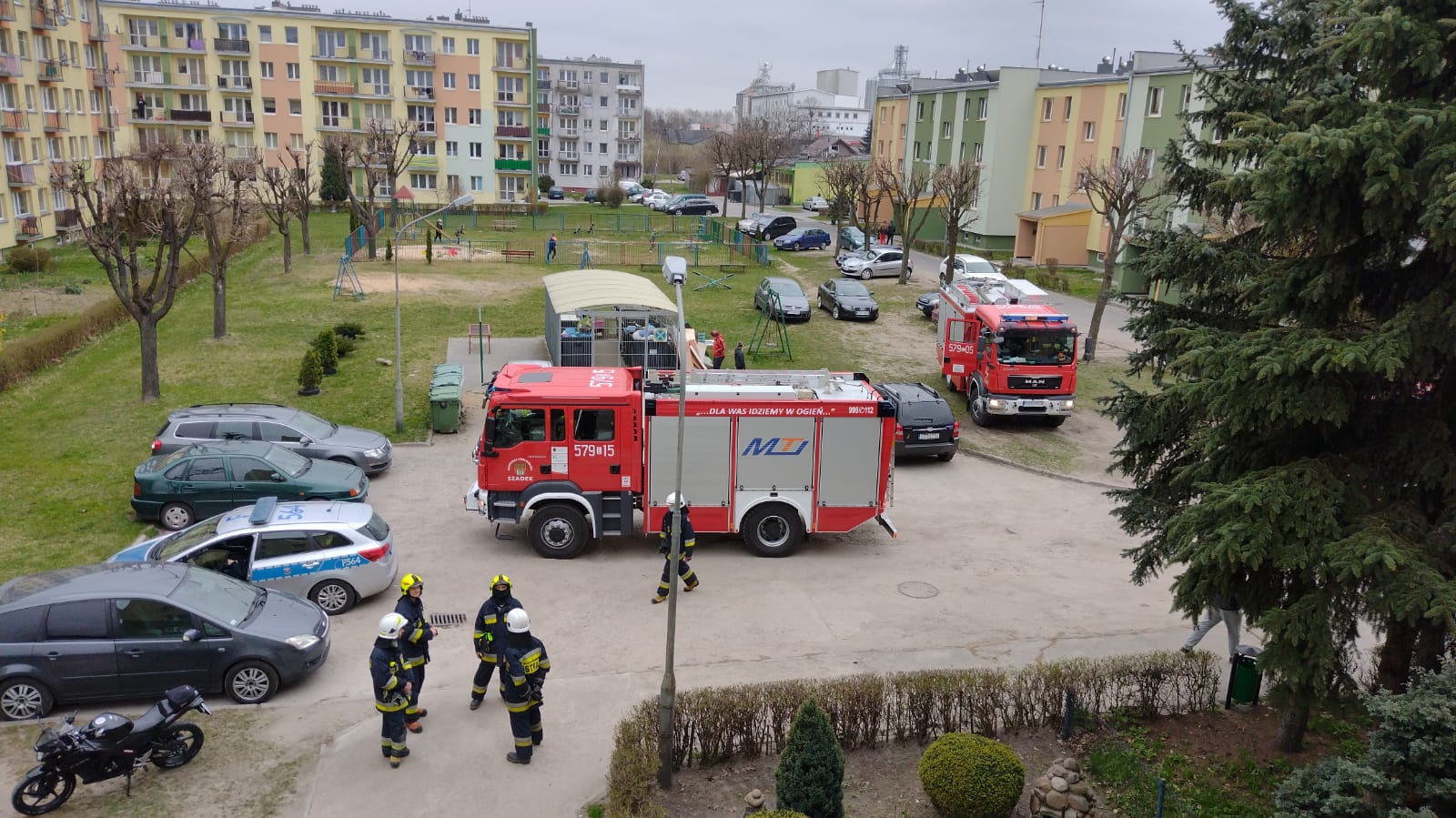 Wybuch gazu w bloku w Szadku