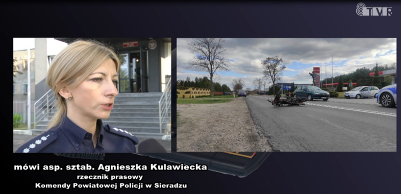 Wypadek w Sieradzu Monicach
