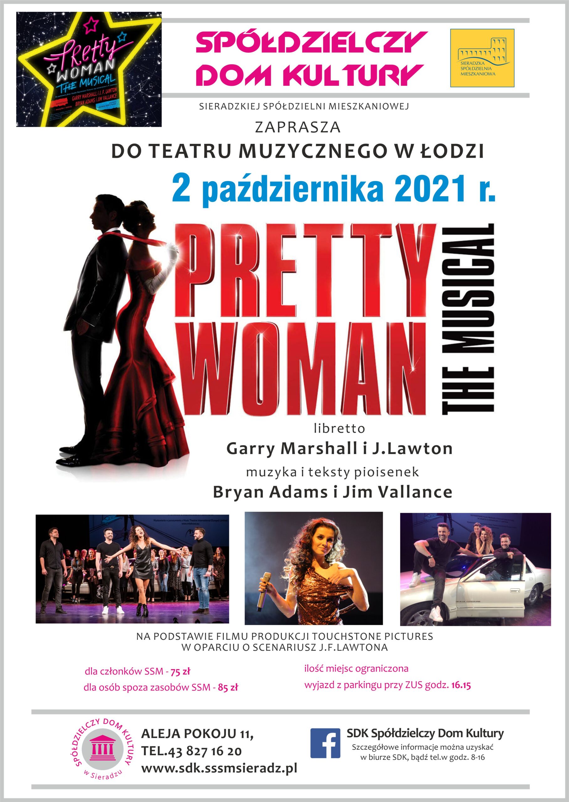 Ogłoszenie SDK – wyjazd do Teatru Muzycznego w Łodzi