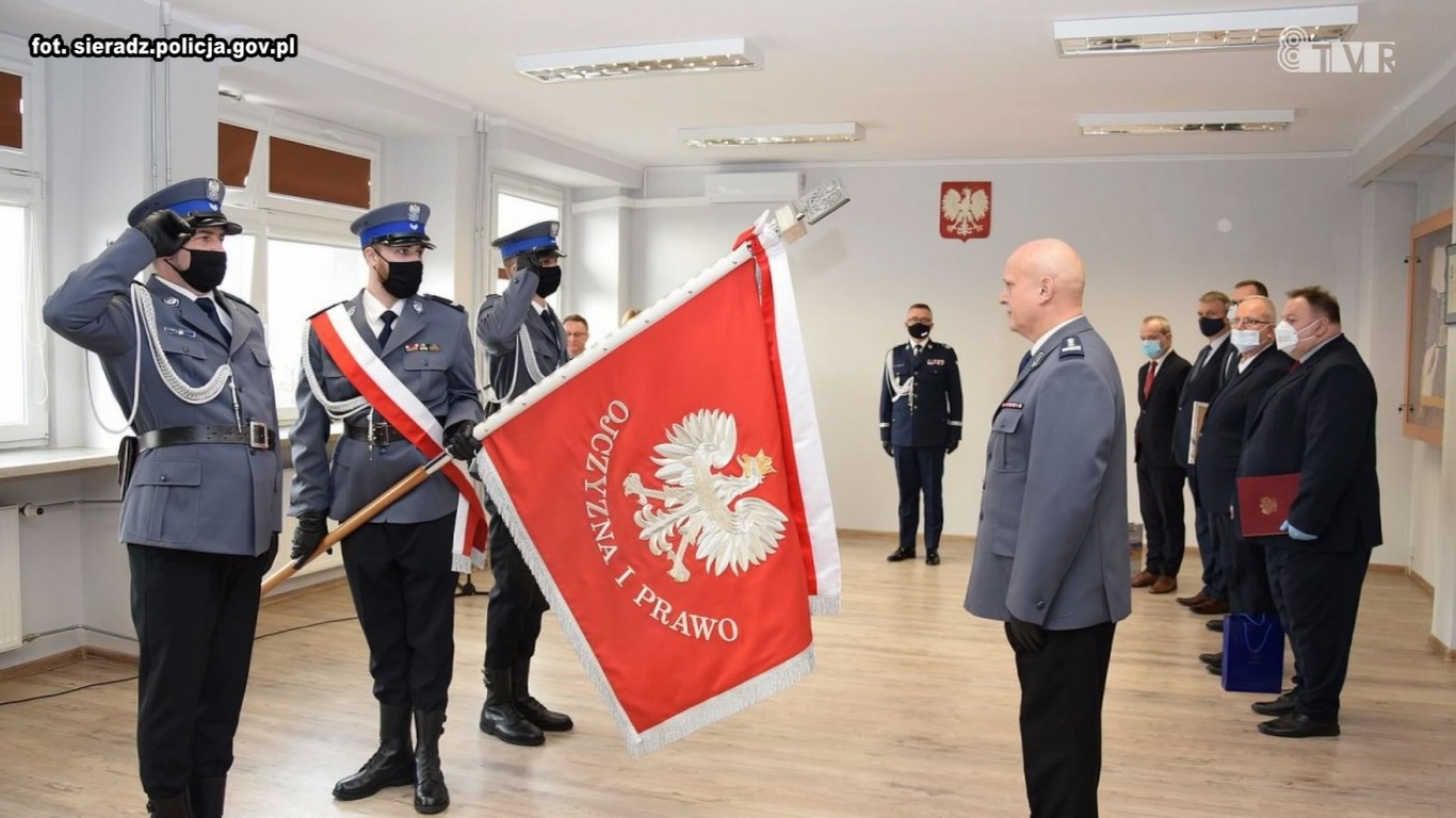 Pożegnanie Komendanta Powiatowego Policji w Sieradzu