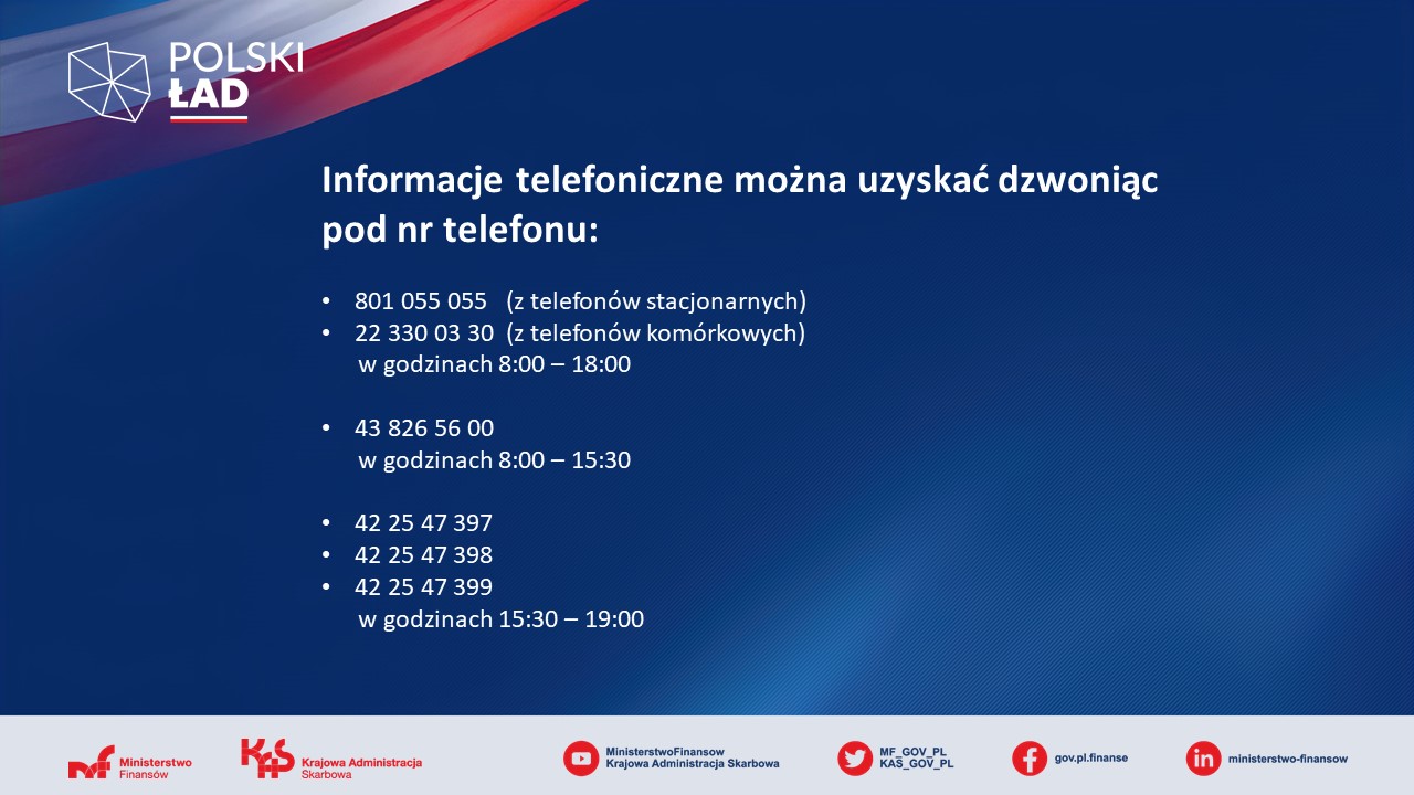 Poznaj „Polski Ład” – informacje Urzędu Skarbowego w Sieradzu