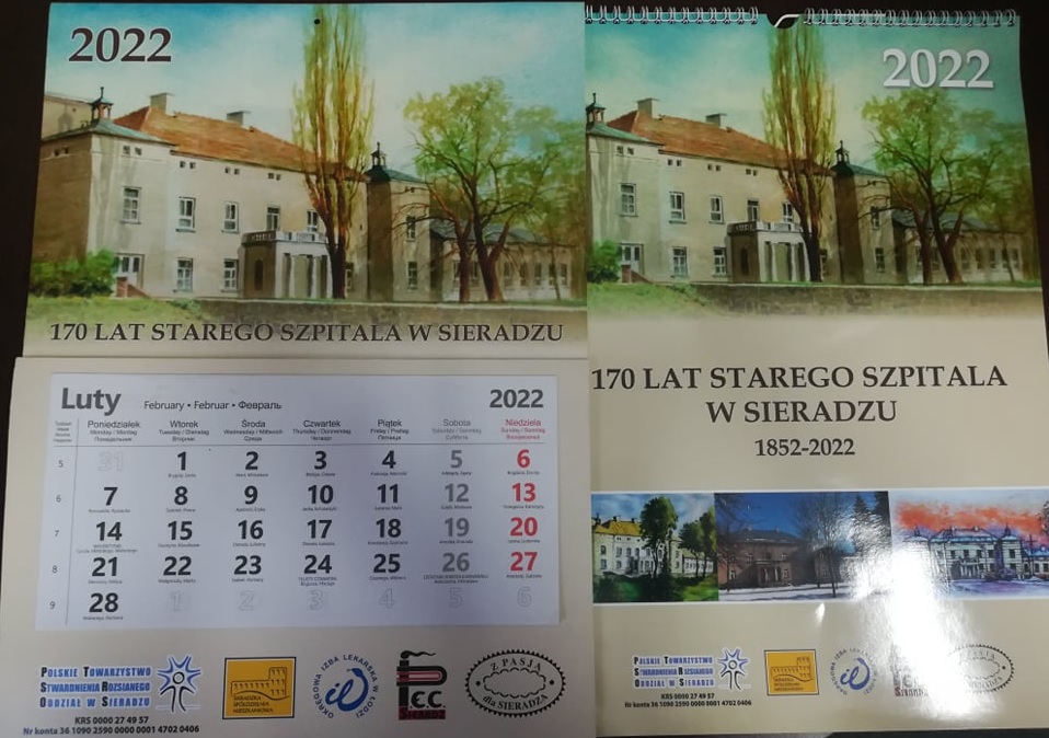 Jubileuszowe kalendarze na 170-lecie Starego Szpitala