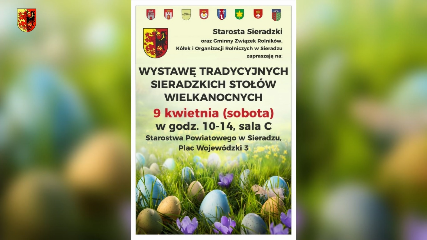 Zapowiedź XII Wystawy Tradycyjnych Sieradzkich Stołów Wielkanocnych