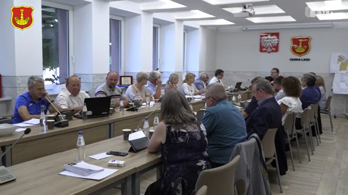 Sesja absolutoryjna Rady Miejskiej w Łasku