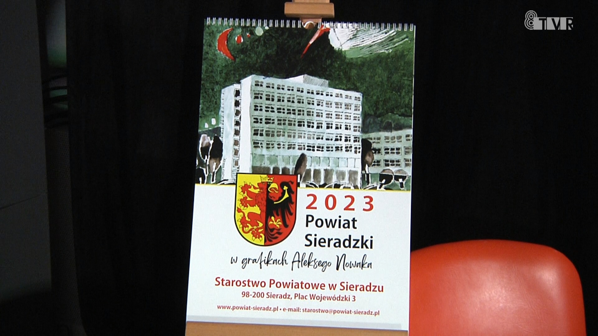 Promocja kalendarza Powiatu Sieradzkiego na 2023 rok