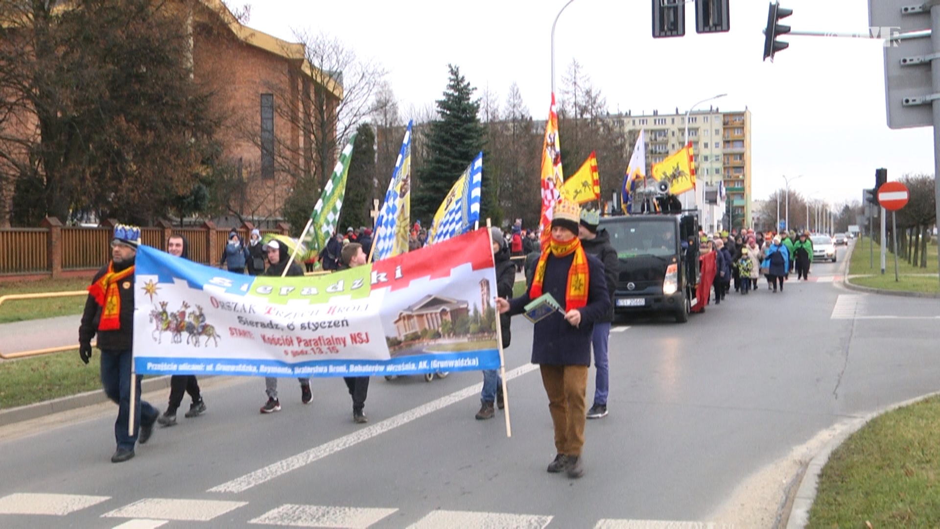 VII Orszak Trzech Króli ulicami Sieradza