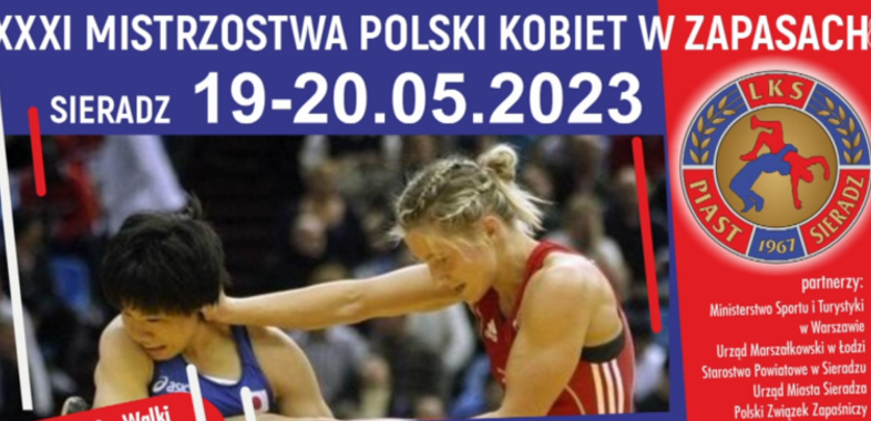 XXXI Mistrzostwa Polski Kobiet w zapasach w Sieradzu – ogłoszenie