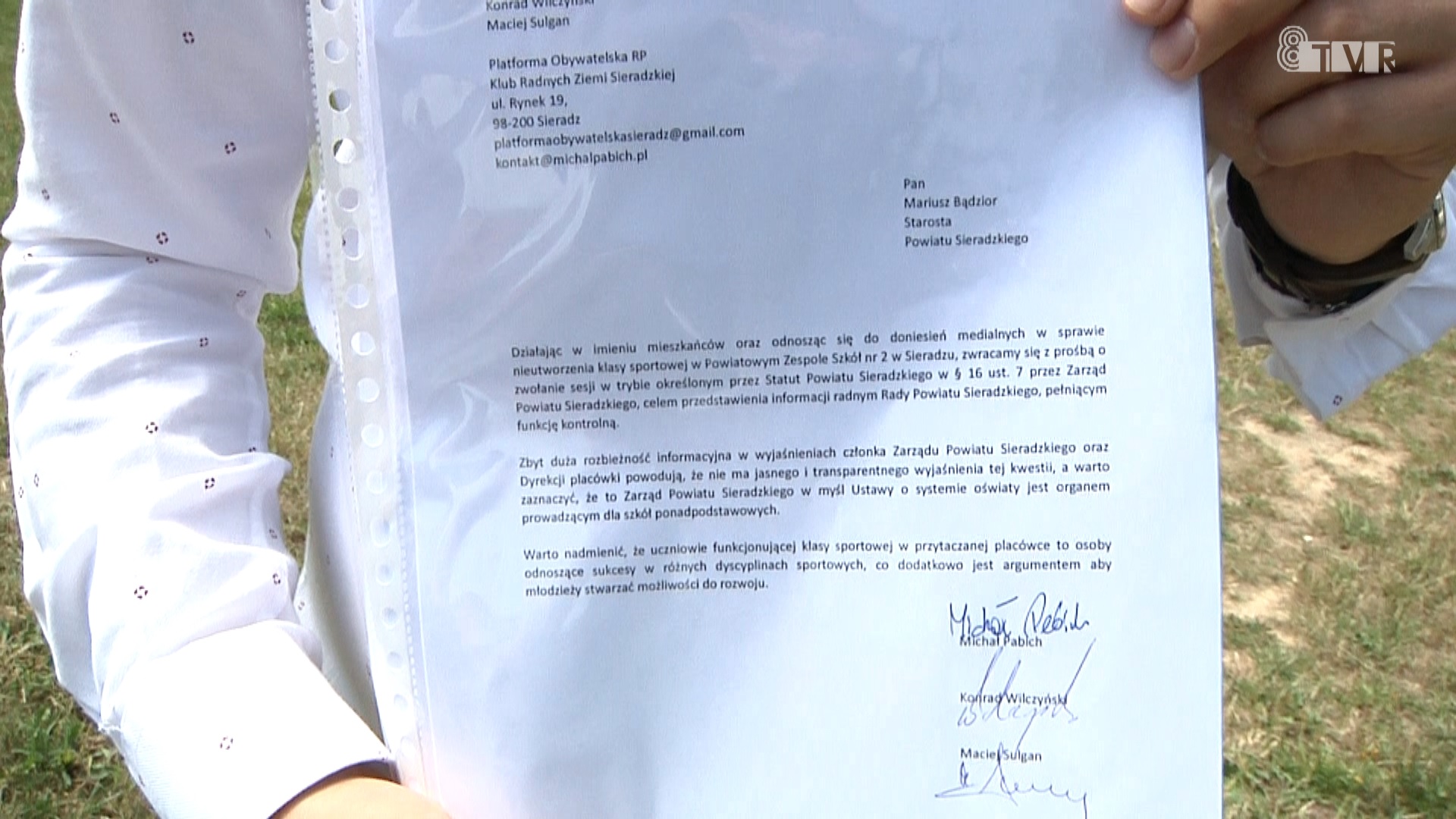 Sytuacja w powiatowej oświacie | Konferencja sieradzkiej PO