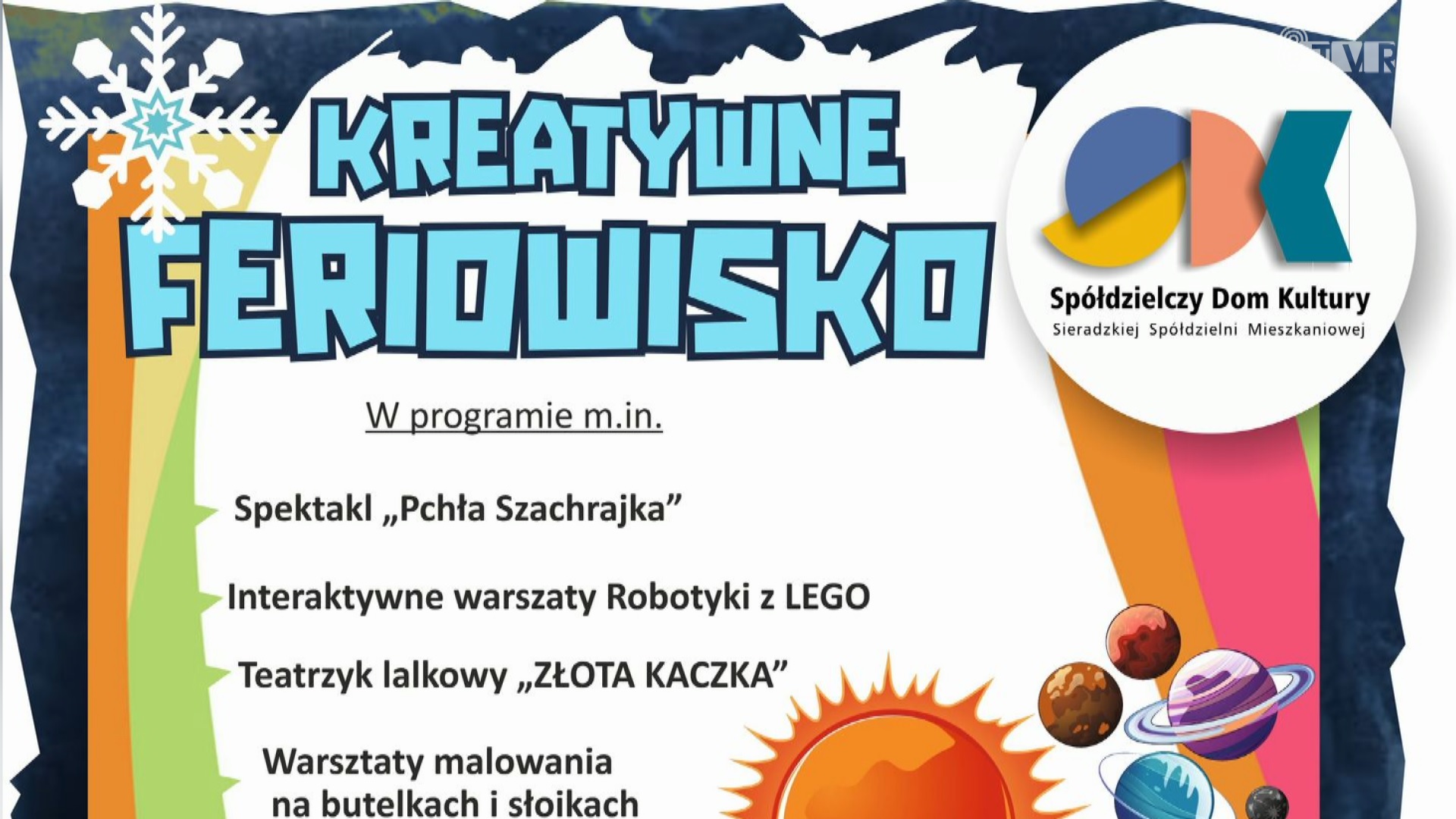 Kreatywne Feriowisko ze Spółdzielczym Domem Kultury | ogłoszenie