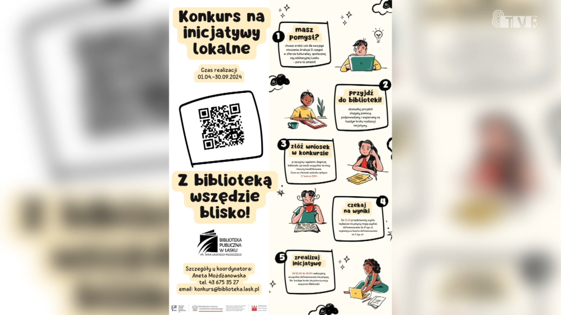 Biblioteczny konkurs w Łasku